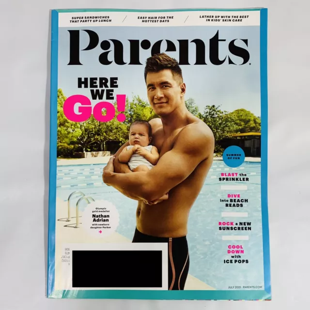 Parents Magazine July 2021 Nathan Adrian Olympics Beach Reads Sunscreen Ice Pops