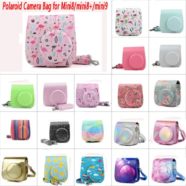 Leather Carry Bag Protective Case For Fujifilm Instax Mini 8/8+/9/11 Camera