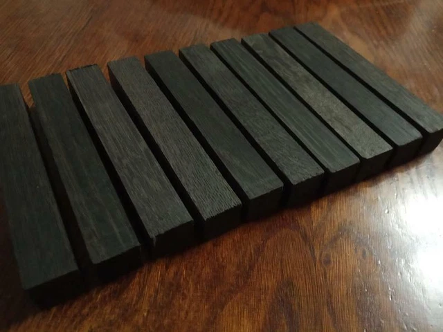 10pcs lot Natural Bog oak(20*20*135mm), morta wood, knife blanks, knife skales,