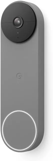Google Nest Doorbell (Battery) - Smart Wi-Fi Video Doorbell Camera - Ash
