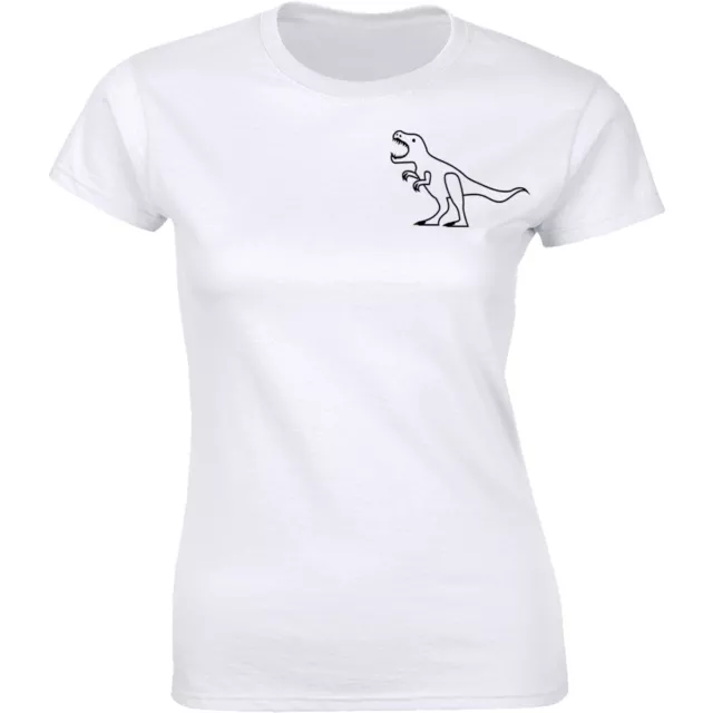 DINOSAUR POCKET t shirt vegan dino shirt Jurassic KAWAII Festival Cute Party