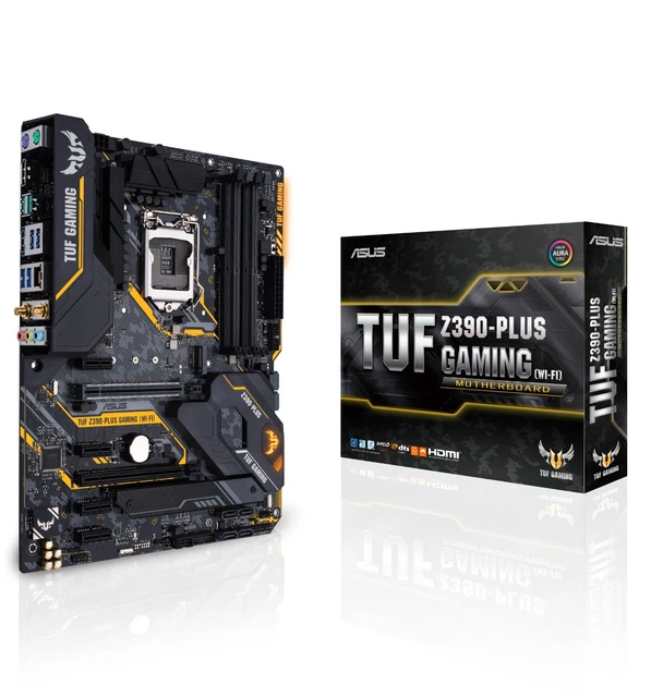 ASUS TUF Z390-PLUS Gaming (WiFi) Motherboard | with I/O Plate £120.00 ...