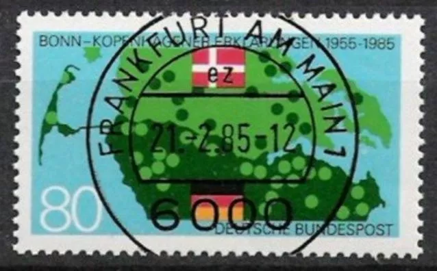 BUND Nr.1241 Bonn Kopenhagen 1985 Vollstempel ffm