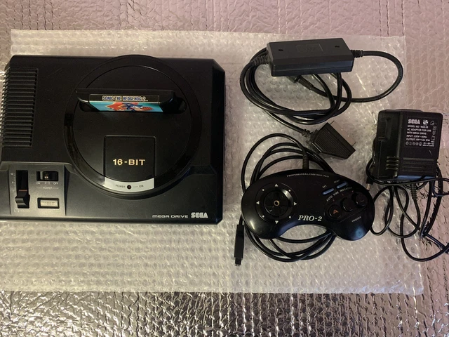 Console Sega Mega Drive II (PAL) Avec Câblage Et Manette - Noir, Occasion