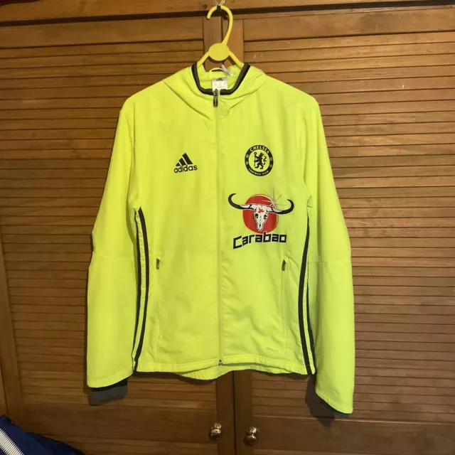 Chelsea Football Club 2016 Yellow Presentation Jacket Size Adult XS - Adidas