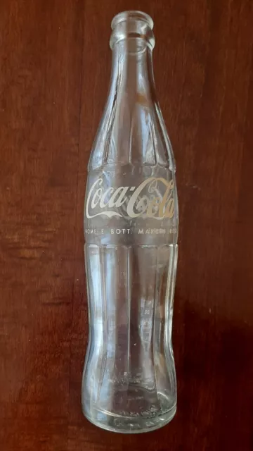 Bottiglia Coca Cola Originale Anni 60 Roma