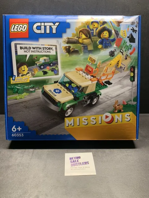 LEGO® City Tierrettungsmissionen (60353); Bauset; interaktives Spielset NEU