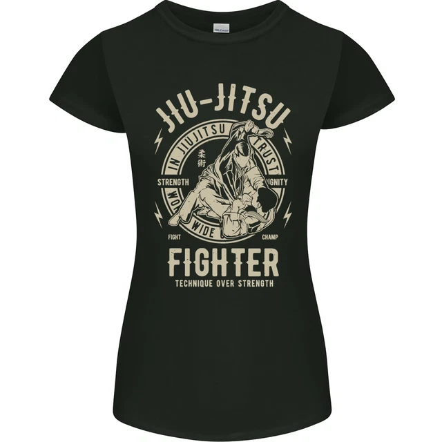 T-shirt donna Petite Cut Jiu Jitsu Fighter arti marziali miste MMA
