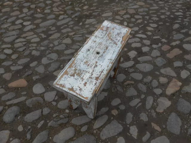 Vintage Rustic Pine Stool