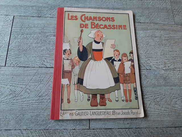 LES CHANSONS DE bécassine dessins de pinchon 1930 enfantina musique