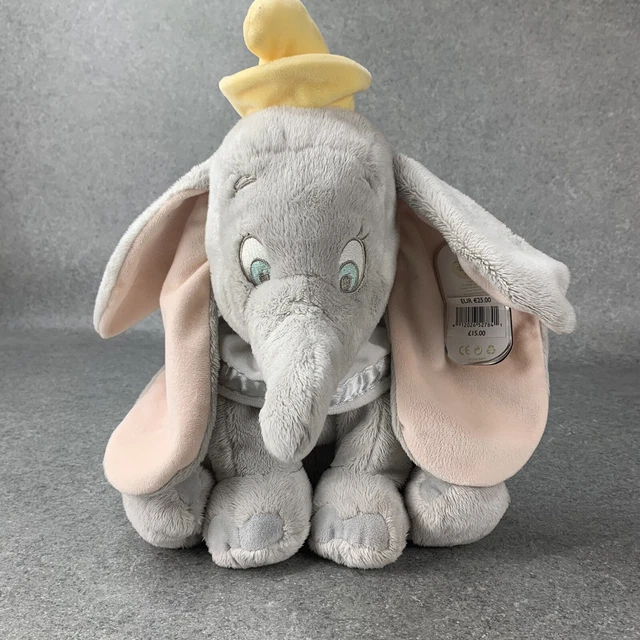 DISNEY STORE EXCLUSIVE Baby Dumbo Elephant Large 16 Inches Grey