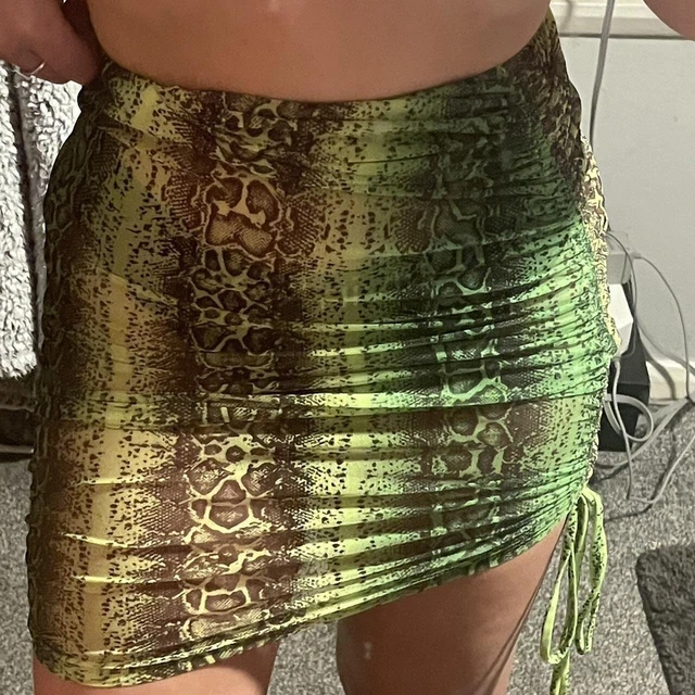 Oh polly snake deals print skirt