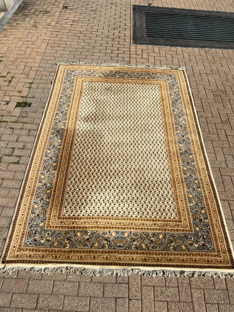 Tappeto Persiano 297 x 200 cm - colore Marrone, beije e azzurro