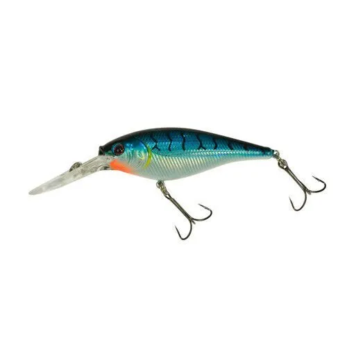 Berkley Flicker Shad Crankbait 2" #8 Hooks 3/16 Ounce Blue Tiger 1202187