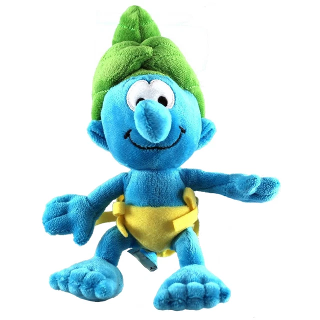 Peluche doudou KMB Les Schtroumpfs: Le Schtroumpf Sauvage 20cm (961625)