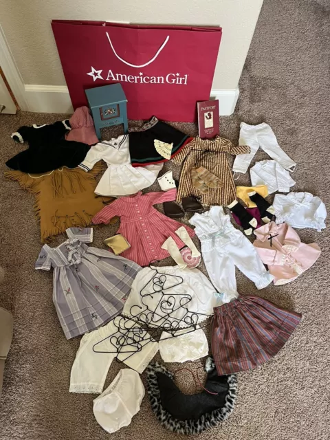 Lot Pleasant Company American Girl Clothing Historical  gown dress Accessories