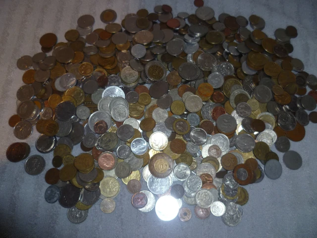 Münzen Konvolut / Sammlung 2,8  KG / Aus aller Welt / Lot