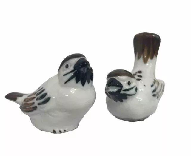 Otagiri Porcelain Bird Figurines Bone China Porcelain Vintage Japan Decor Set 2