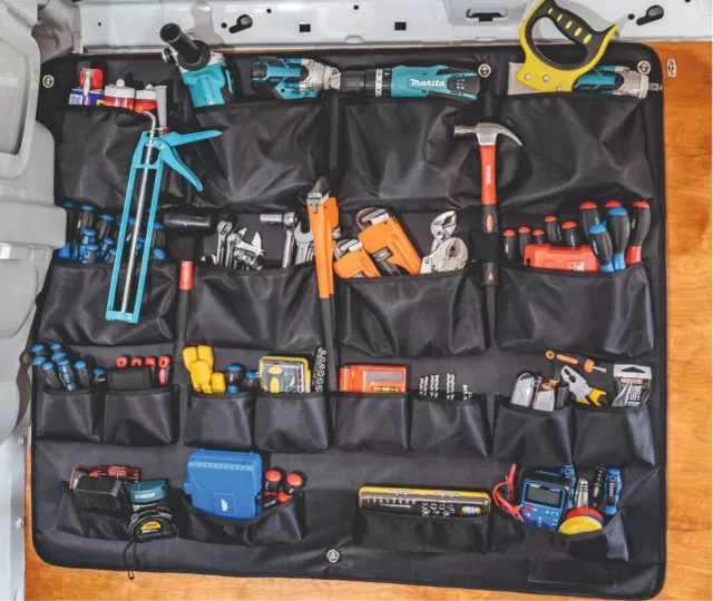 Tool Box Storage Organiser Space Saving Wall Mount Van Shed Garage Workshop Diy