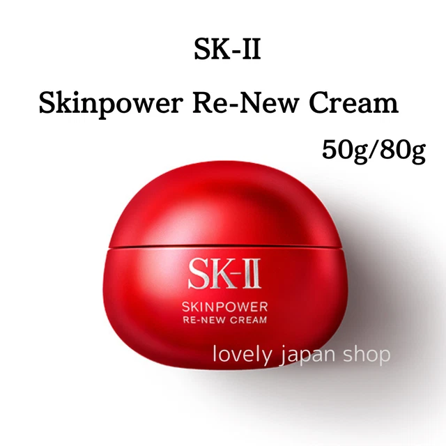 NEW SK-II SK-2 Skinpower Re-New Cream 50g/80g – Rich Texture