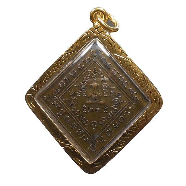 Top! Real Phra Pidta Lp Suk Old Thai Buddha Amulet Hot Pendant Very Rare !!!