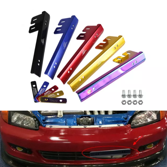 Front Relocator Bracket Adapter License Plate Frame Bracket for Honda Civic JDM