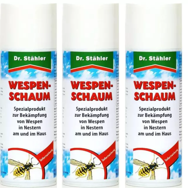 3 x 300 ml Dr. Stähler Wespenschaum