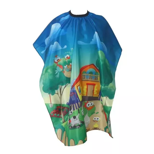 Professional Hairdresser Cape Cute Waterproof Cutting Gown  Children