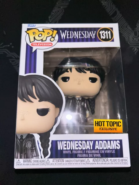 NIB Wednesday Addams Funko Pop Metallic Hot Topic Exclusive Vinyl Figure #1311
