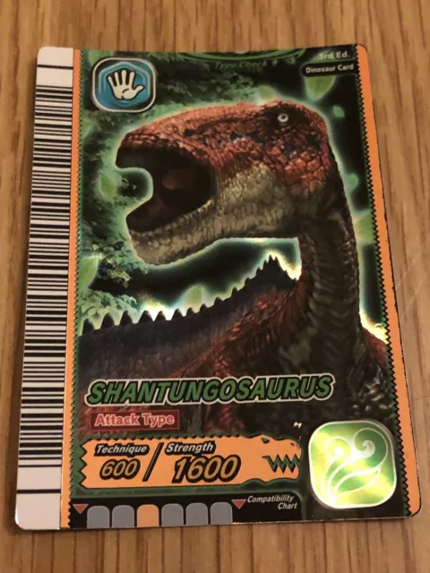 Dinosaur King Card Bronze Shantungosaurus 3rd Edition