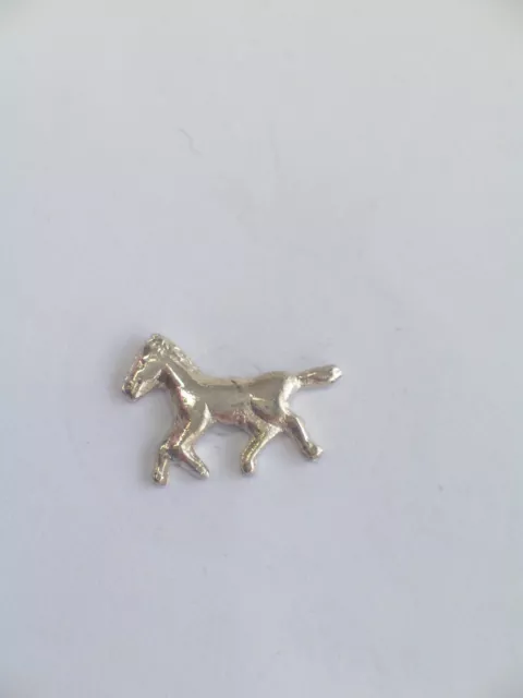 Broche De Veste ( Pins ) Avec Cheval en Argent 925 - Équitation - Petit Cheval