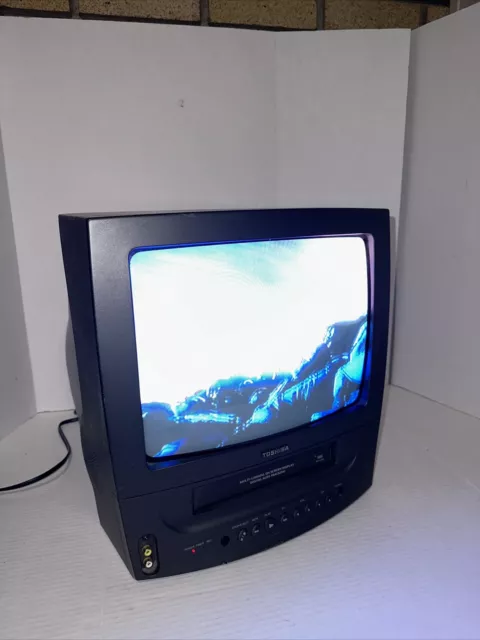 Toshiba MV13J2 CRT Tube TV-VCR Combo - VINTAGE - RETRO - TESTED AND WORKING