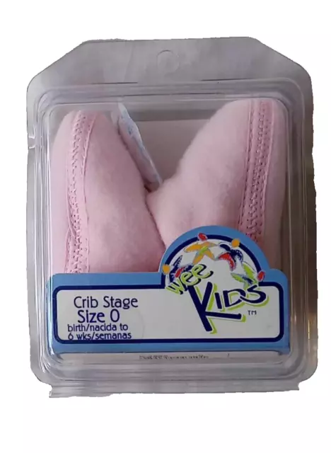 Wee Kids, Crib Stage, Size 0, Pink, Vintage, Brand New, Sealed