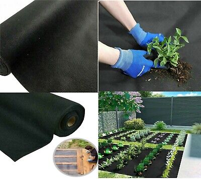 Weed Control Fabric Ground Cover Membrane Sheet Garden Landscape Mat Heavy Duty