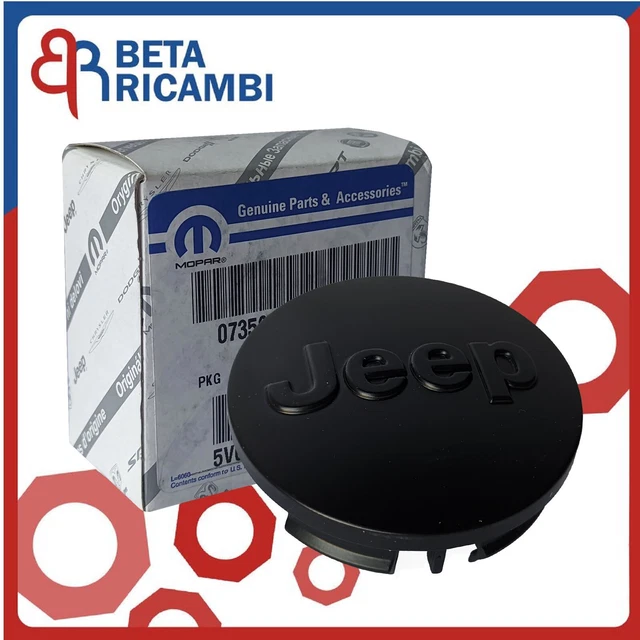 Coprimozzi Per Panda 4x4 1986-2003 - Kit 4 Set Nero | Compatibile Country Club Sisley