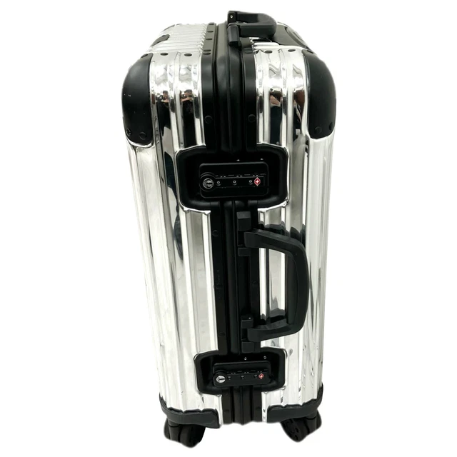 RIMOWA X MONCLER Reflection Cabin Suitcase Carry Case Silver USED