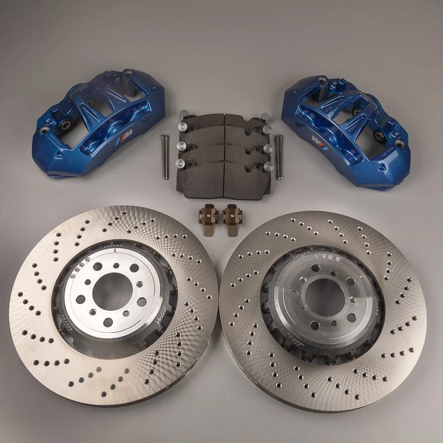 NEW GENUINE BMW M5 F10 front calipers big brake 6 pot 400x36 rotors and