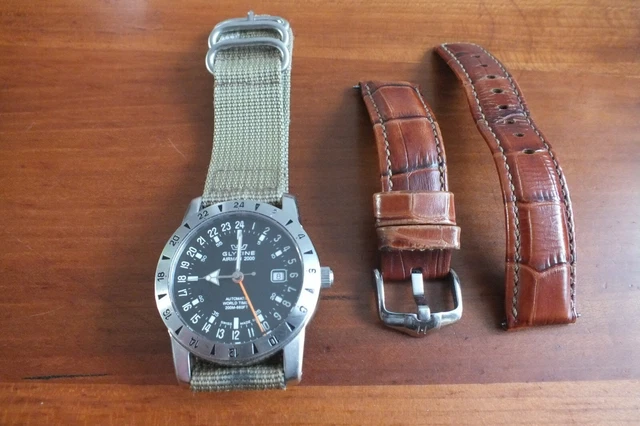 MONTRE GLYCINE AIRMAN 2000 GMT Automatique Suisse Made EUR 469,00