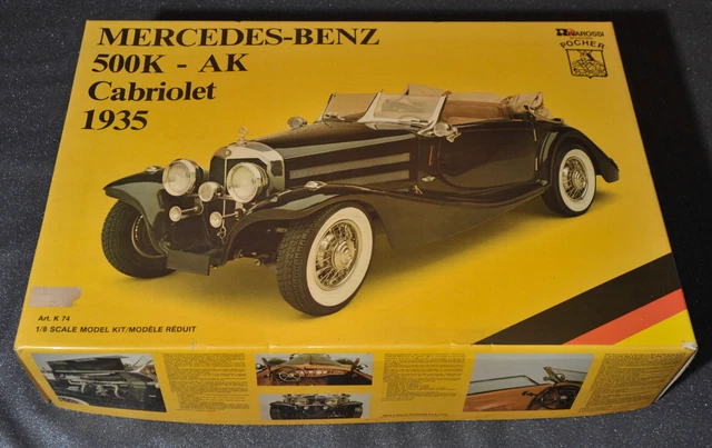 MAQUETTE POCHER 1/8 - Mercedes-Benz 500K / AK 1935 - Réf. K/74