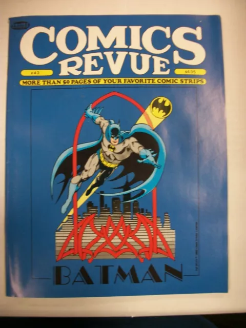 Comics Interview COMICS REVUE #43 (1990) Batman, Marshall Rogers, Phantom