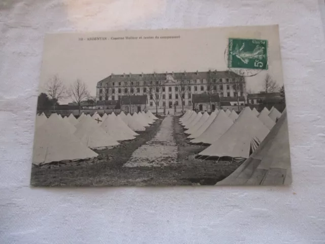 Cpa Orne 61 Argentan Molitor Barracks And Camping Tents