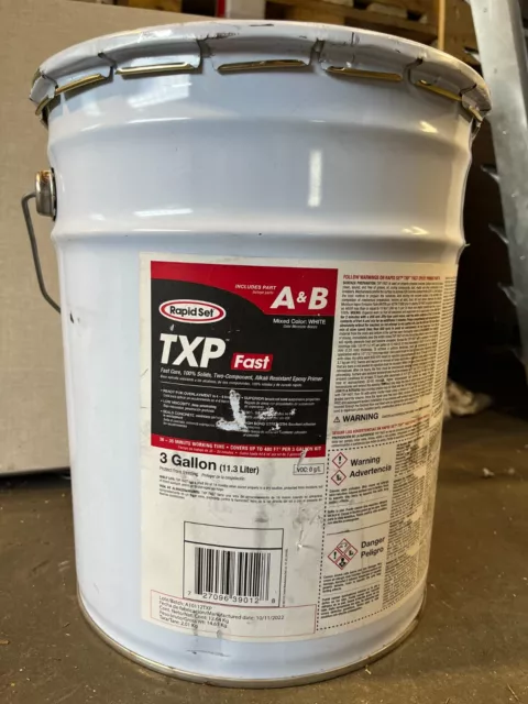 Rapid Set TXP Fast Alkali Resistant Epoxy Primer 3 Gallon Pail