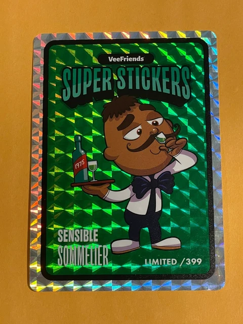 2025 VEEFRIENDS PSA Magazine Exclusive Super Stickers Red Rare