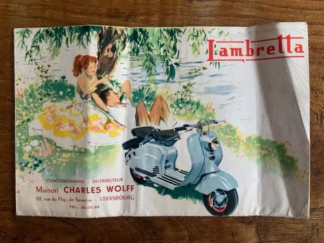 Brochure LAMBRETTA 125 ld - Scooters - Prospectus Prospekt French