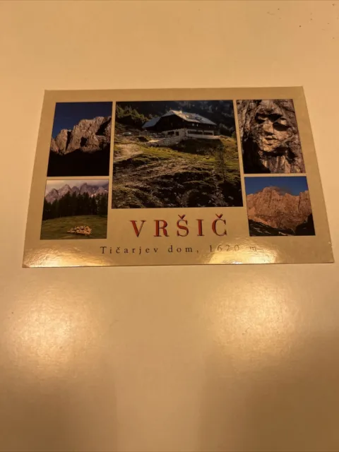 Alte Postkarte - Vrsic - Ticarjev Dom