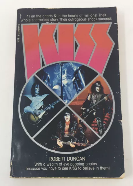 Vintage KISS Book By Robert Duncan 1978 Softcover Paperback Gene Simmons Ace 70s