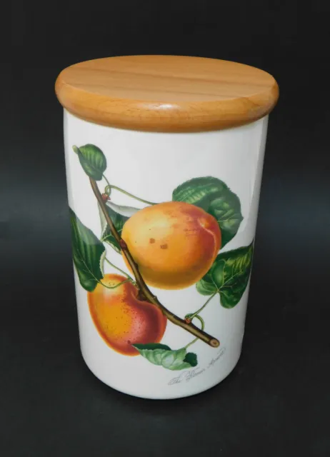 Vintage Portmeirion Pomona Storage Ceramic Cannister The Roman Apricot H21cm