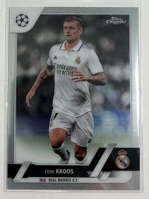 TONI KROOS BLACK And White Wave Real Madrid Topps Chrome 2023 EUR 1,00