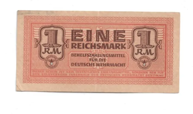 1 Mark 1942 (lll+) Ro. 505 Behelfszahlungsmittel