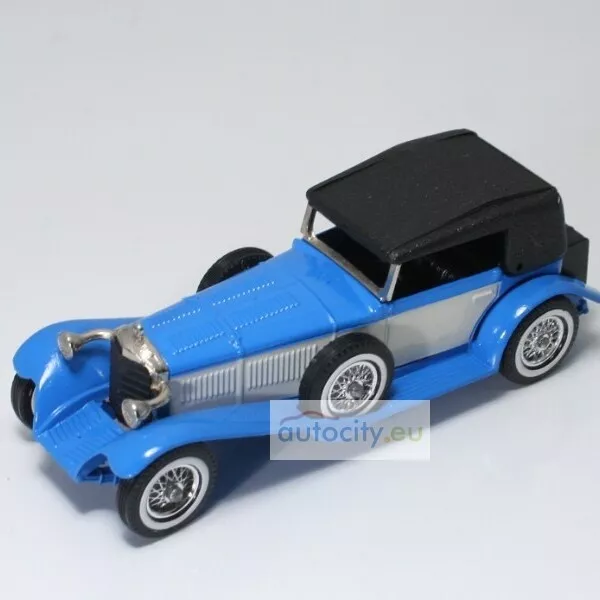 MATCHBOX MODELS OF YESTERYEAR Y 16 1928 MERCEDES SS BLUE GREY